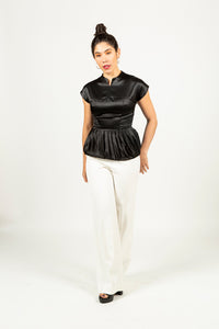 Mackelina Pleated Top