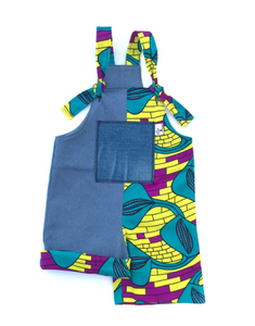 Wild Fruits short overalls