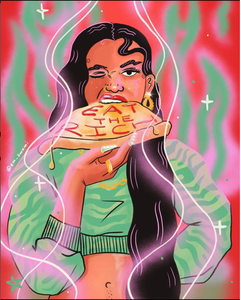 Emma Ismawi Eat the Rich A3 print