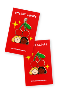 Cherry Ladies Keychain