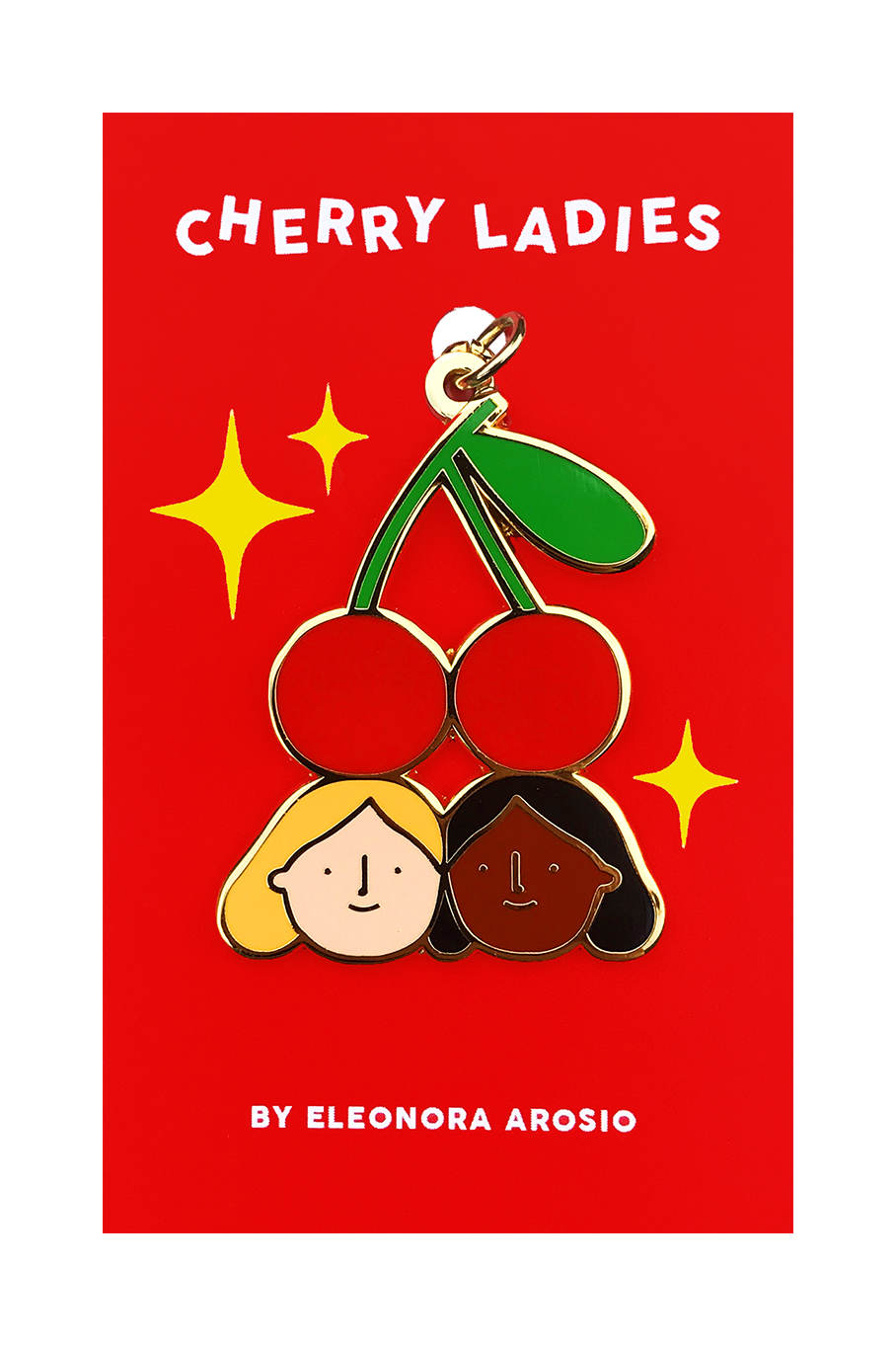 Cherry Ladies Keychain